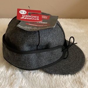 Stormy Kromer Men’s Charcoal Wool Cap - Gray